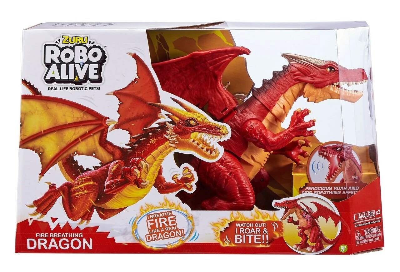 Zuru Robo Alive Dragon Red - Image 2