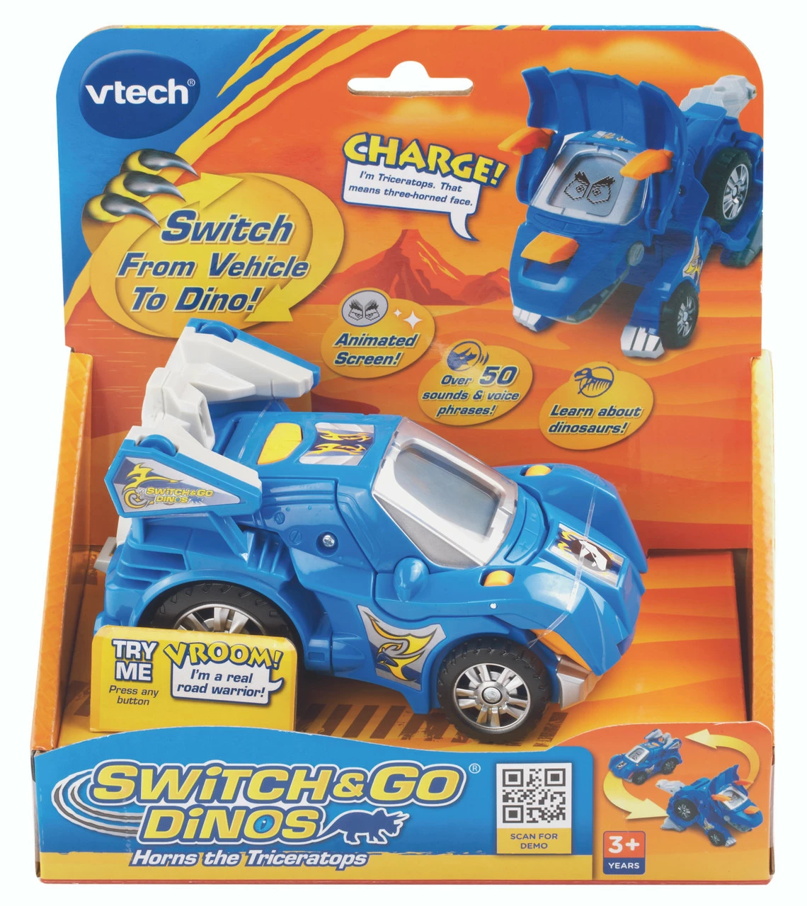 Vtech Switch & Go Dinos LCD Crew 4 Vtech Switch & Go Dinos LCD Crew - Image 2