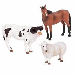 Terra Farm Animals Sheep, Bull & Horse