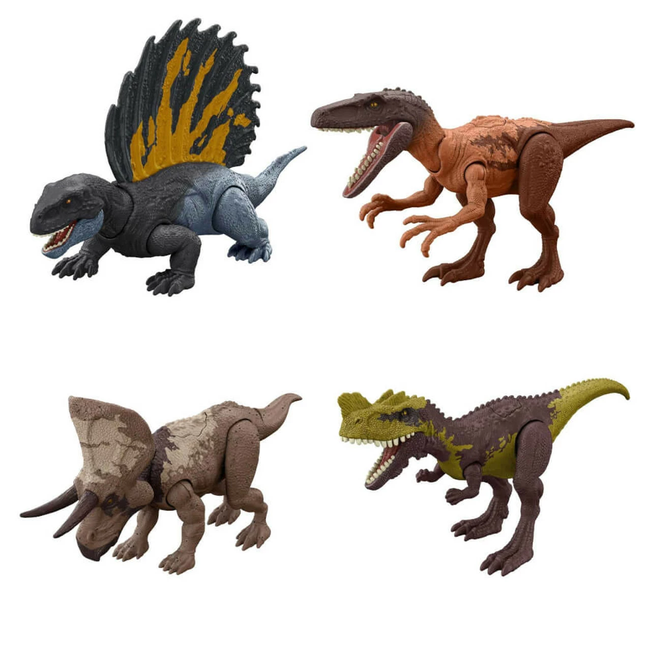 Jurassic World Strike Attack Dinousaur Action Figures