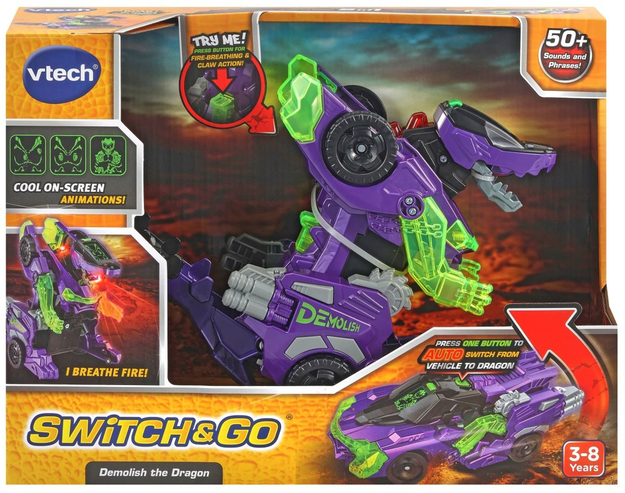 Vtech Switch & Go Demolish The Dragon - Image 7