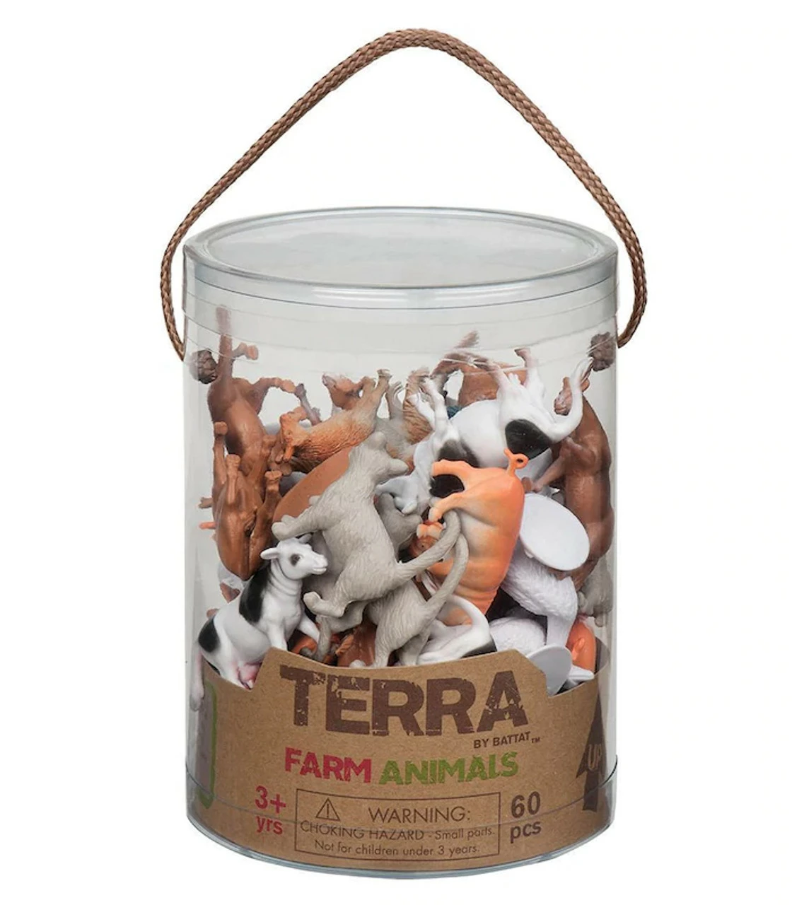 Terra Farm Animals In A Tube - 60 Pieces - Image 2