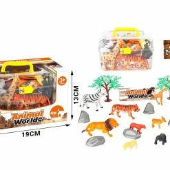 Animal Figure Set With 19pcs