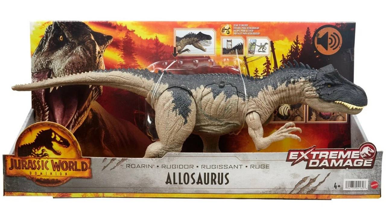 Jurassic World Extreme Damage Roarin' Allosaurus - Image 6